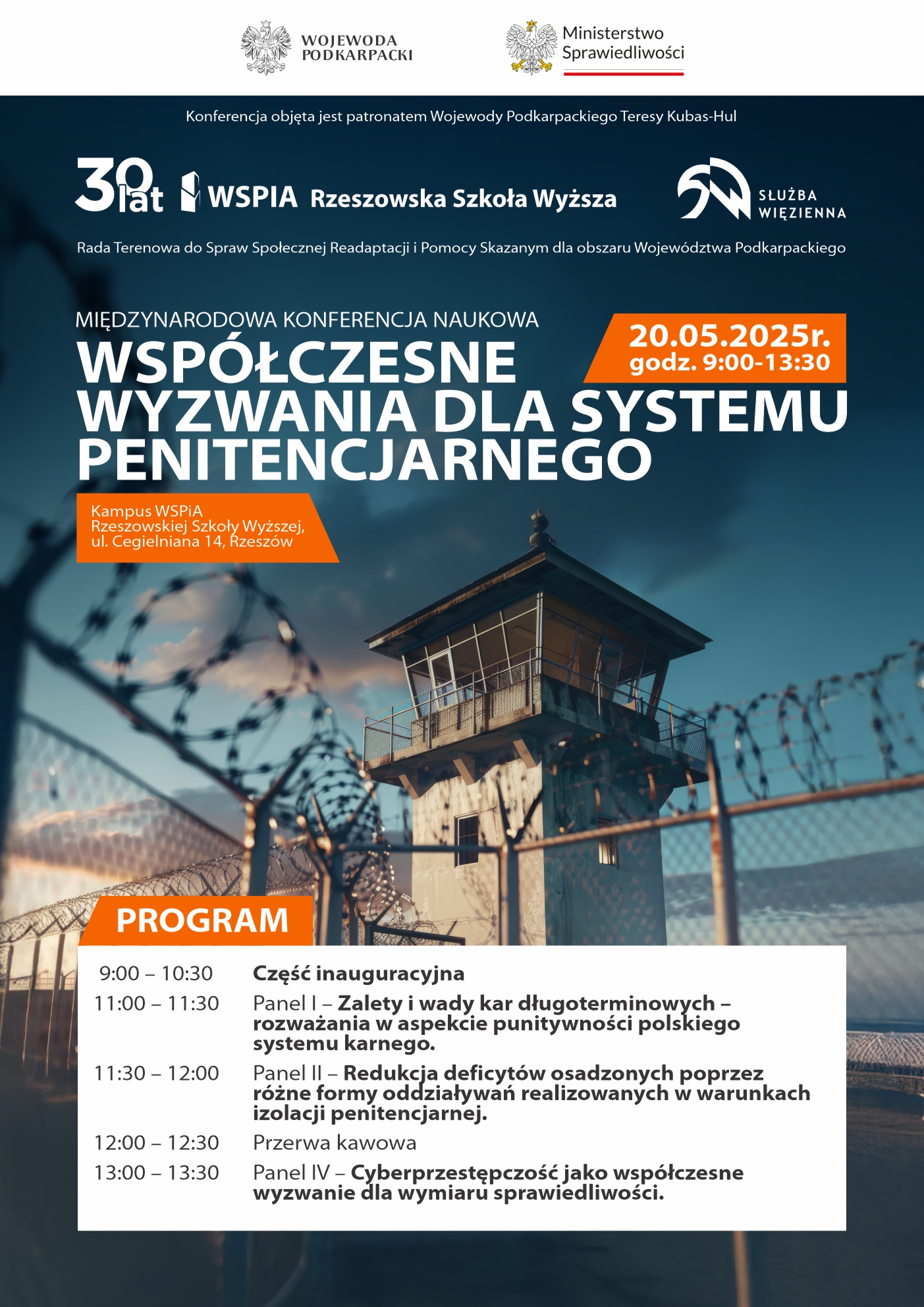 Międzynarodowa Konferencja "Współczesne wyzwania dla systemu penitencjarnego" w WSPiA