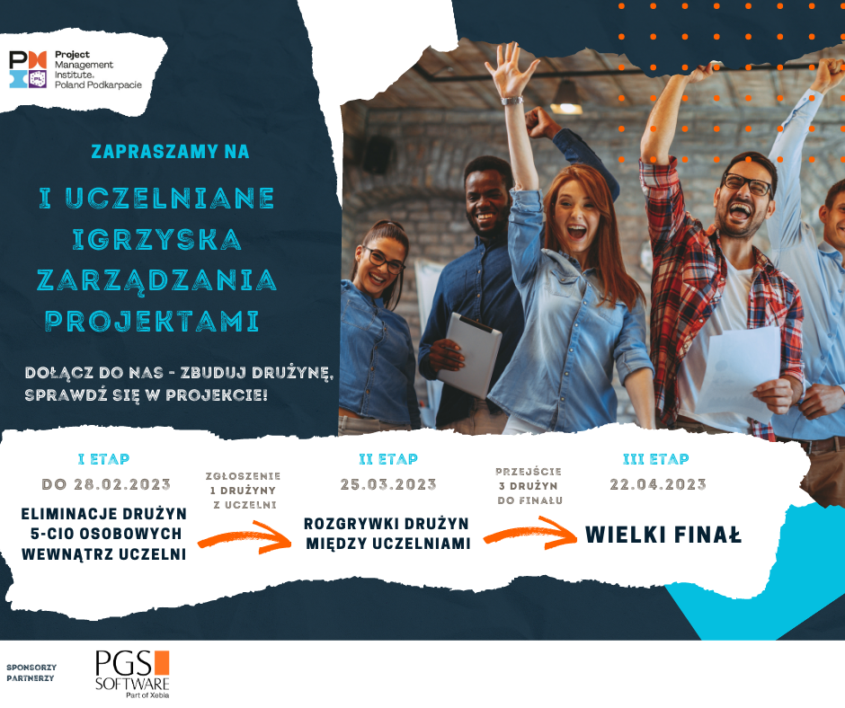 Studenci WSPiA wezmą udział w Igrzyskach Zarządzania Projektami