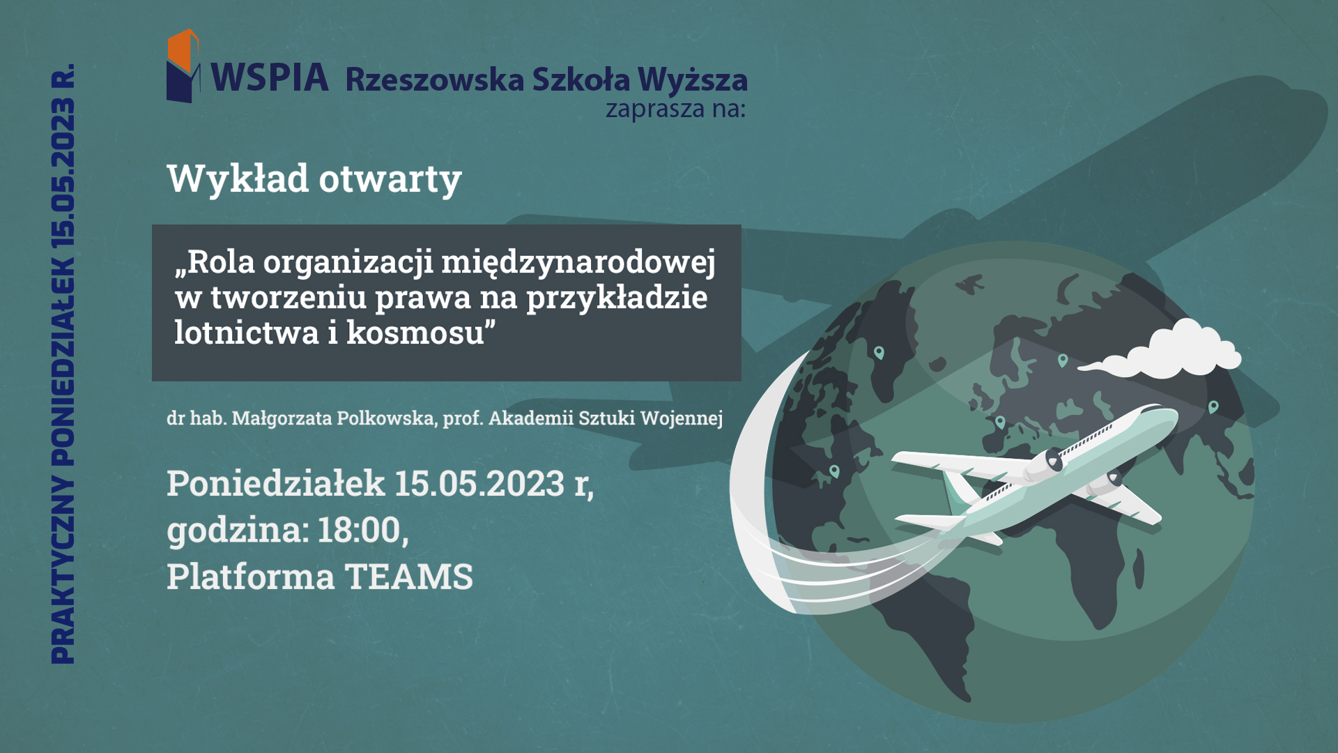 Право в авіації та космосі - відкрита лекція для студентів WSPiA